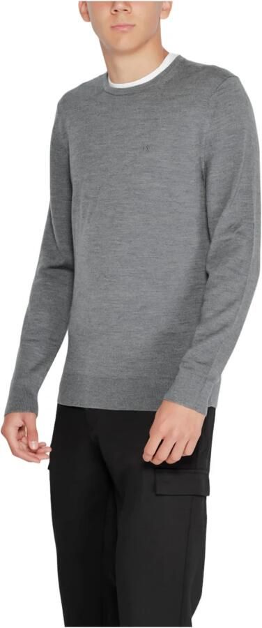 CALVIN KLEIN Heren Truien & Vesten Merino Crew Neck Sweater Donkergrijs - Foto 2