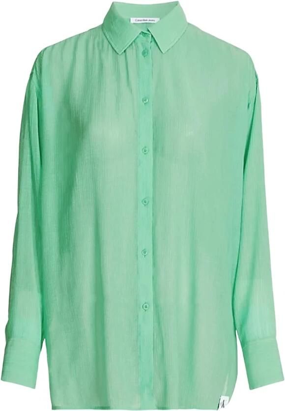 Calvin Klein Groene Blouse J20J221184 L1C Green Dames - Foto 2