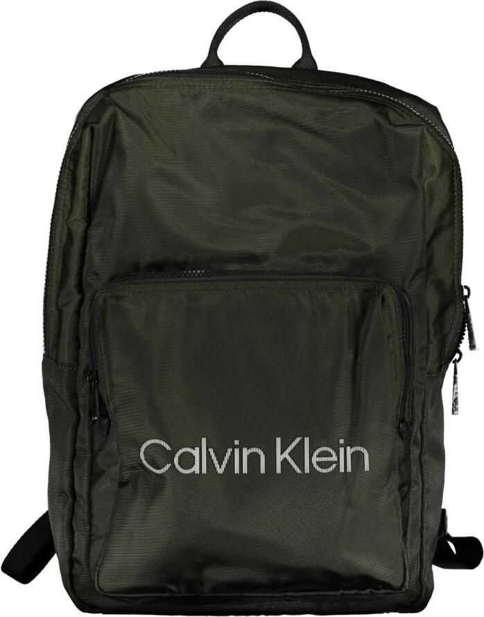 Calvin Klein Groene Polyester Rugzak met Laptopvak Groen Unisex - Foto 2