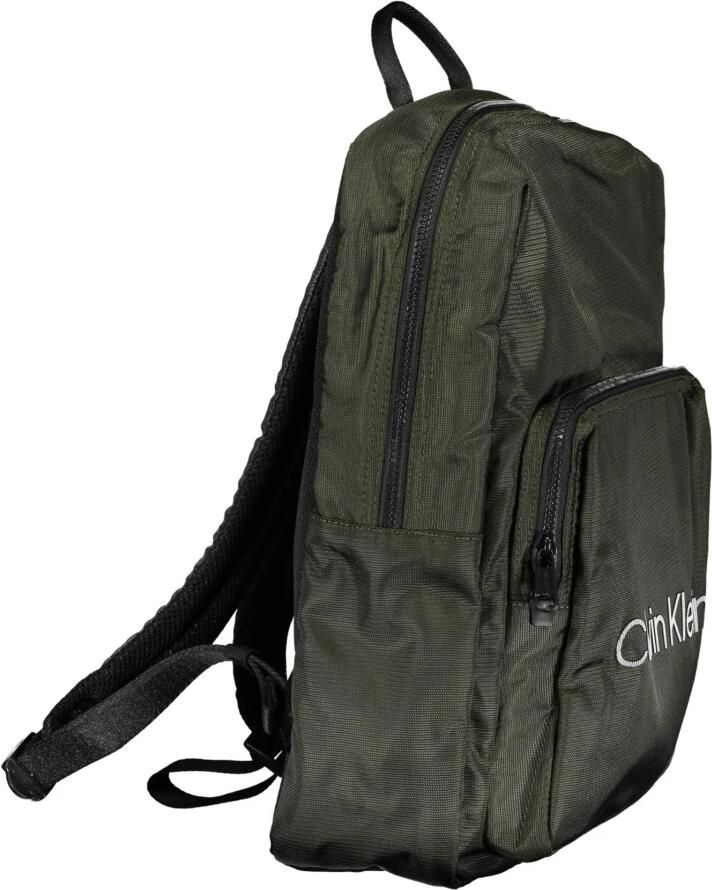 Calvin Klein Groene Polyester Rugzak met Laptopvak Groen Unisex