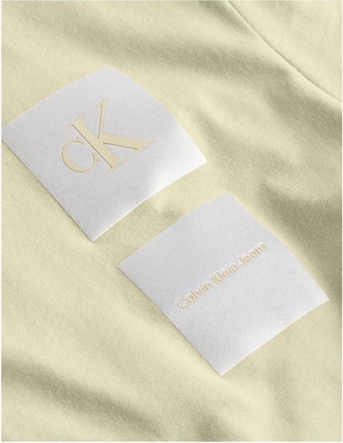 Calvin Klein Groene Satin Boxes T-shirt Green Dames