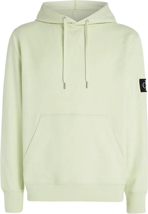 Calvin Klein Groene Sweatshirt met Capuchon en Opgezet Logo Green Heren - Foto 6