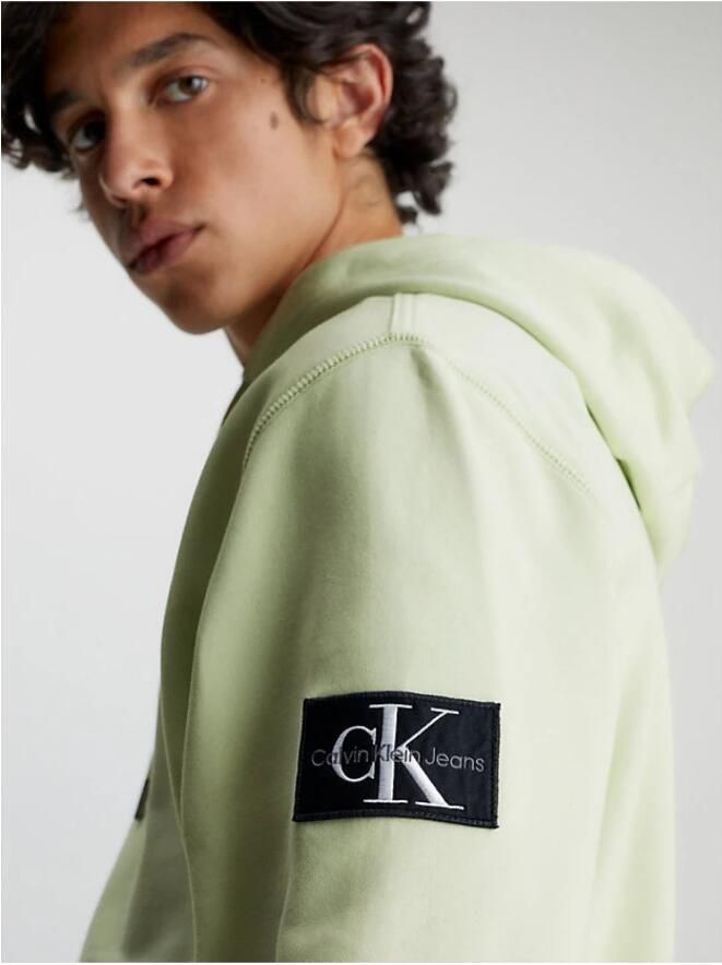 Calvin Klein Groene Sweatshirt met Capuchon en Opgezet Logo Green Heren - Foto 3