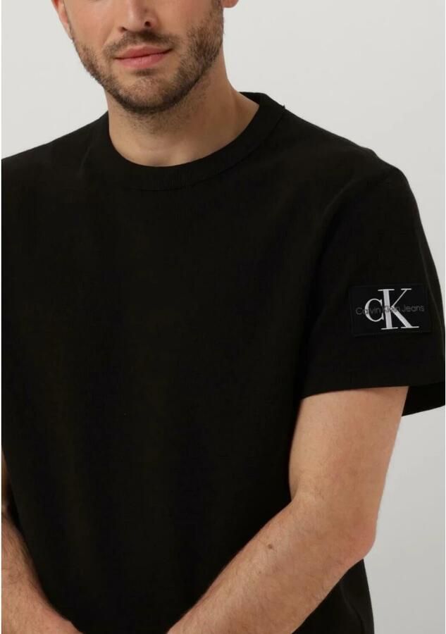 Calvin Klein Jeans T-shirt van katoen met structuurmotief model 'WAFFLE' - Foto 5