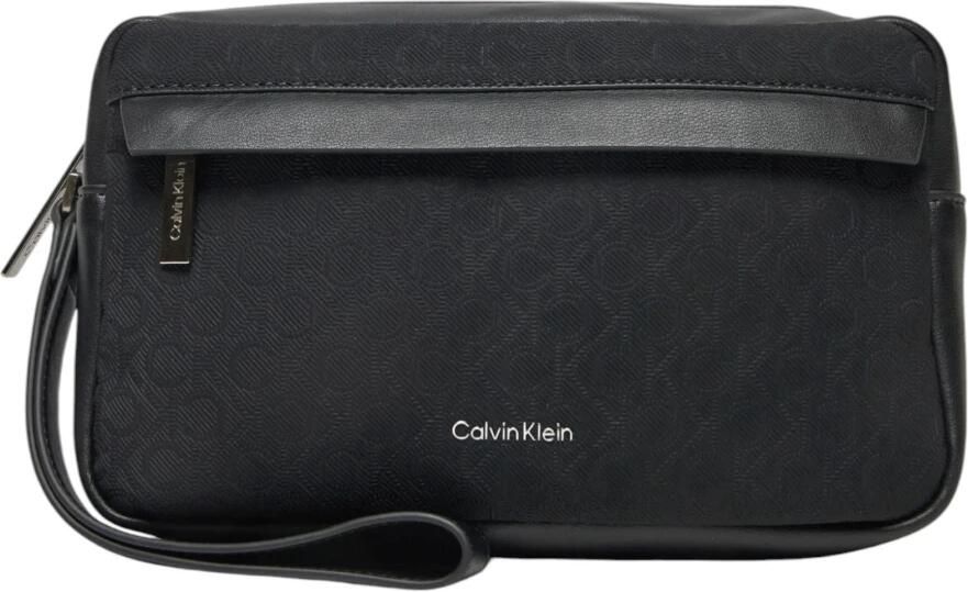 Calvin Klein Minimalistische Stijlvolle Toilettas Black Heren - Foto 4