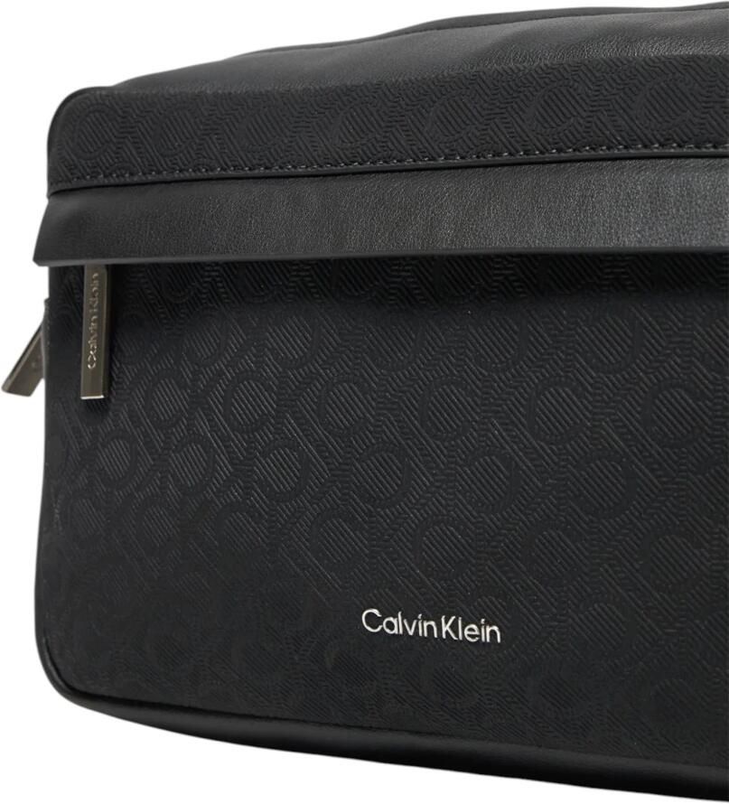 Calvin Klein Minimalistische Stijlvolle Toilettas Black Heren