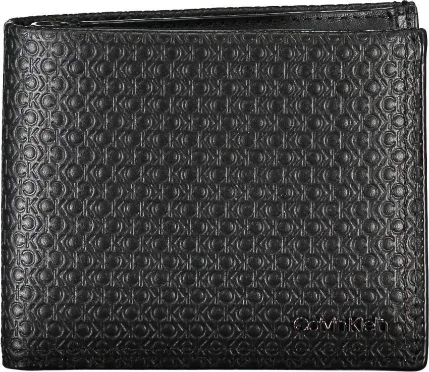 Calvin Klein Heren Portemonnee Zwart Rfid Blokkering Contrast Details Black Heren