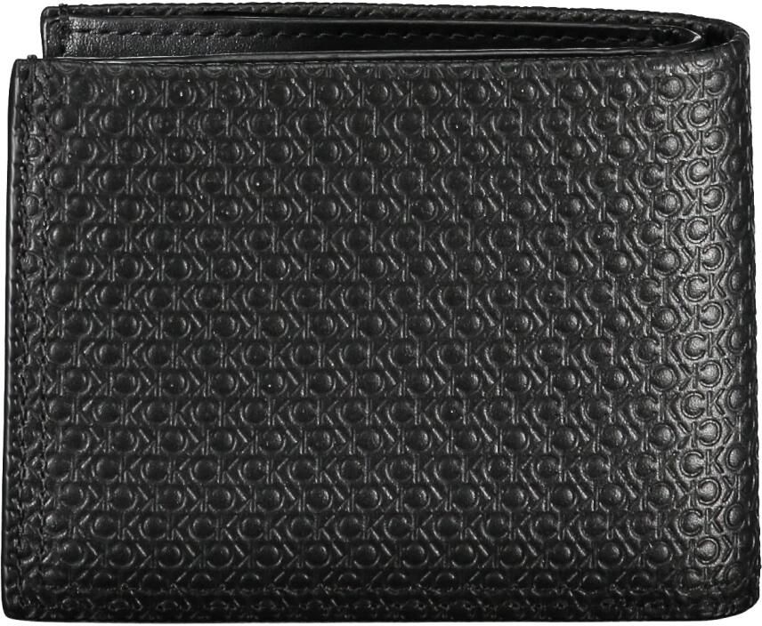 Calvin Klein Heren Portemonnee Zwart Rfid Blokkering Contrast Details Black Heren - Foto 2