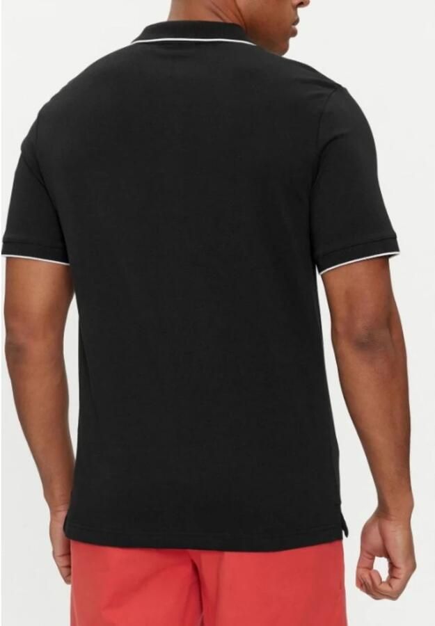 Calvin Klein Heren Stretch Pique Polo met Tipping Black Heren