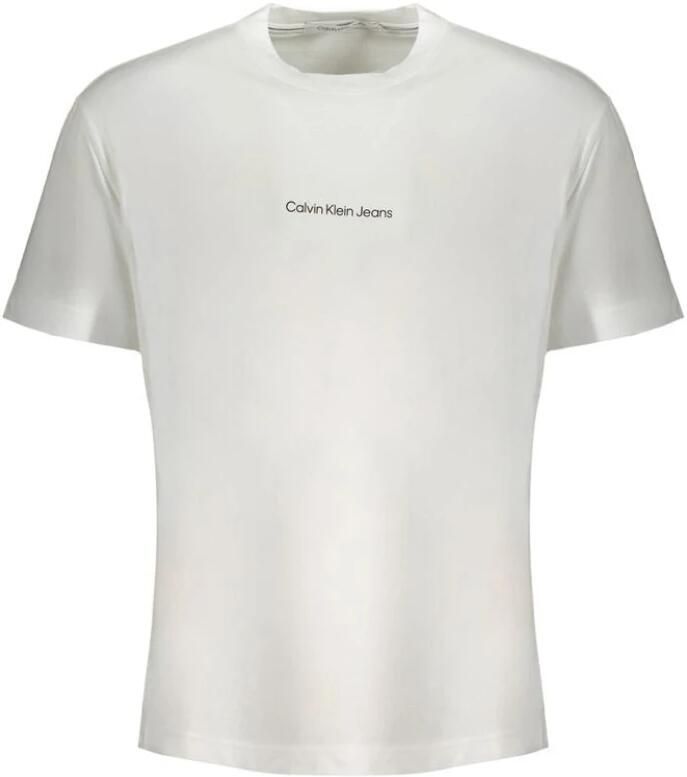 Calvin Klein Jeans T-shirt met labelprint model 'GRID MONOGRAM' - Foto 4