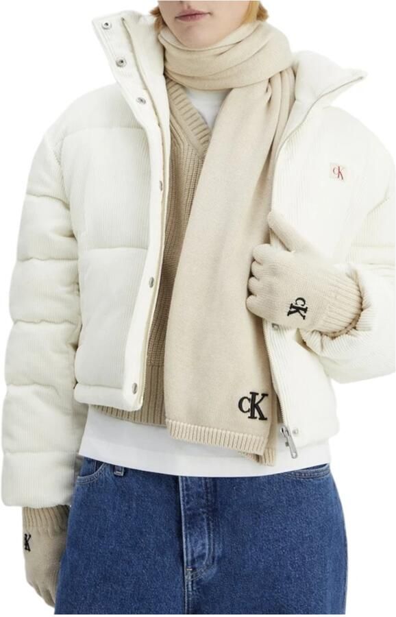 Calvin Klein Herfst Winter Dames Sjaals en Handschoenen Collectie Beige Dames - Foto 2