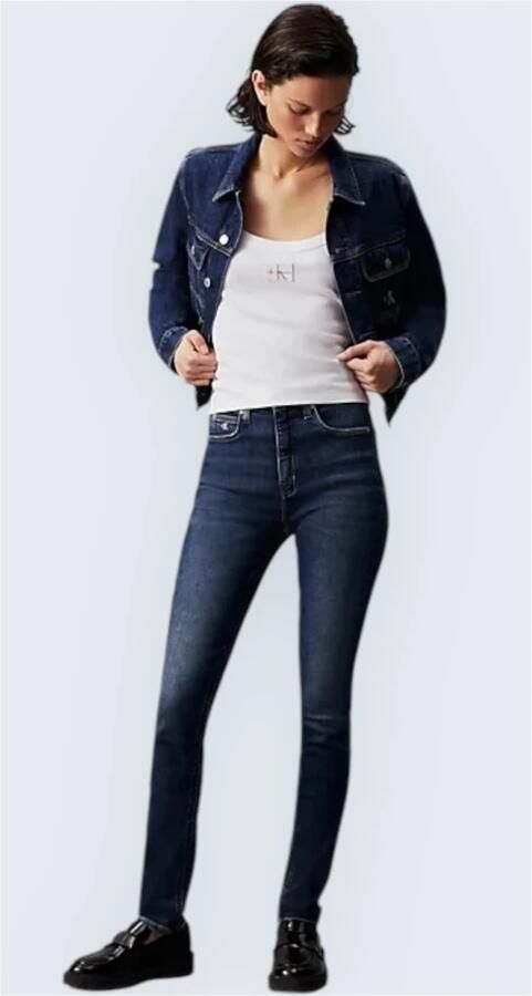 Calvin Klein Skinny fit jeans High rise skinny in 5-pocketsstijl - Foto 4