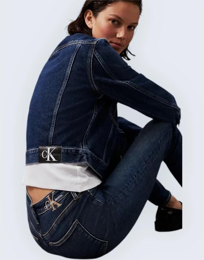 Calvin Klein Skinny fit jeans High rise skinny in 5-pocketsstijl