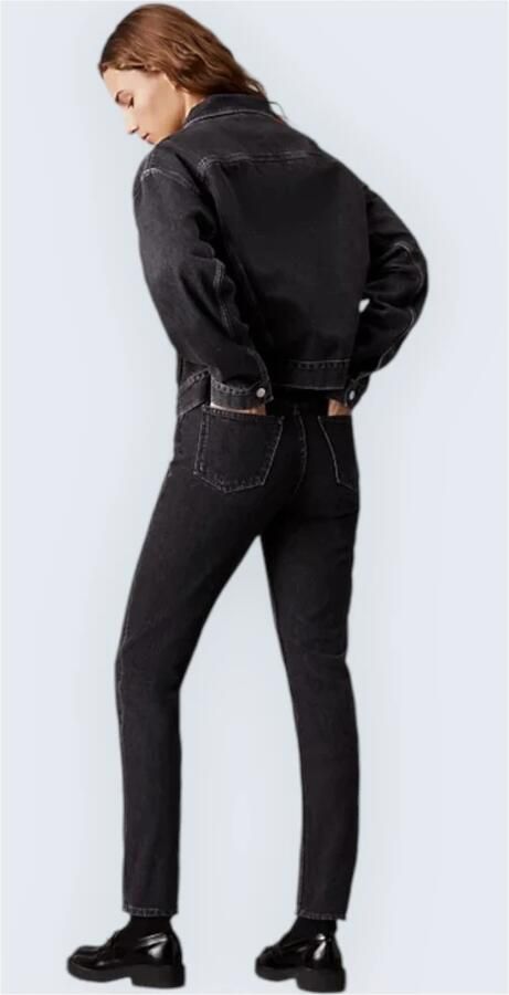 Calvin Klein Hoge Taille Mom Jeans voor vrouwen Black Dames - Foto 2