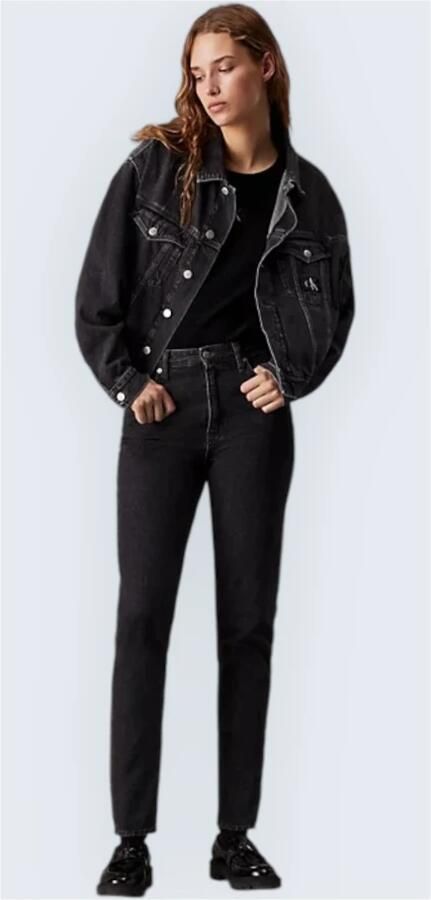 Calvin Klein Hoge Taille Mom Jeans voor vrouwen Black Dames - Foto 3