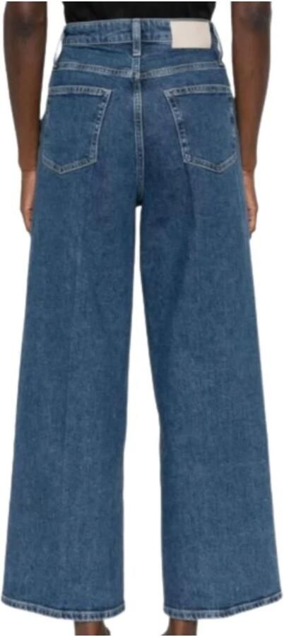 Calvin Klein Hoge taille wijde enkelblauwe jeans Blue Dames - Foto 3
