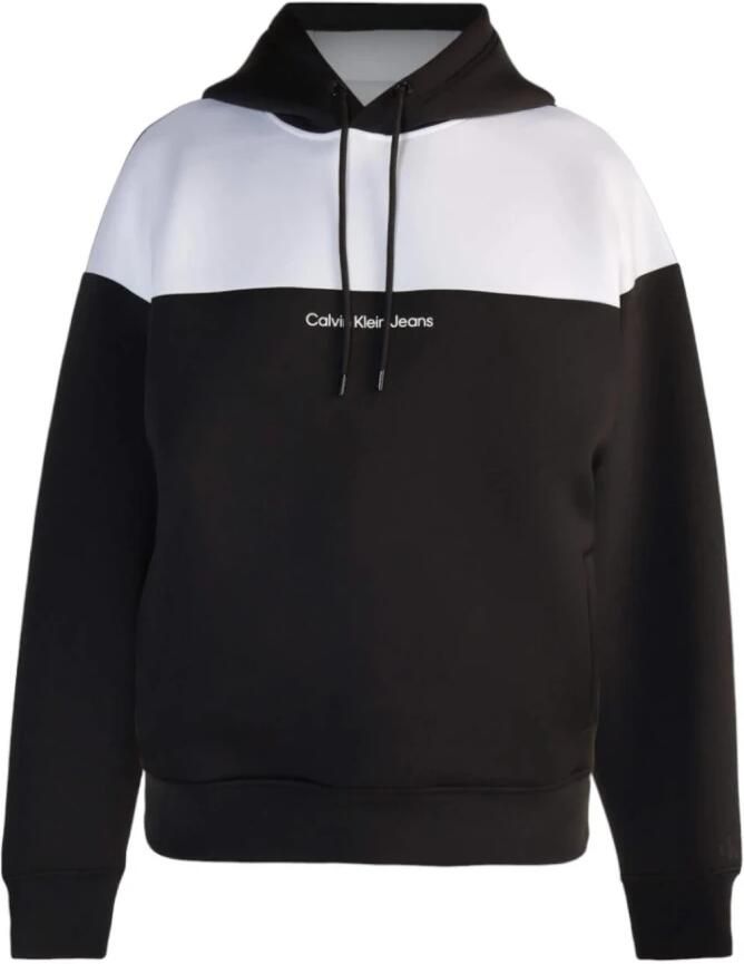 Calvin Klein Hoodie met kleurblokken Black Heren - Foto 3
