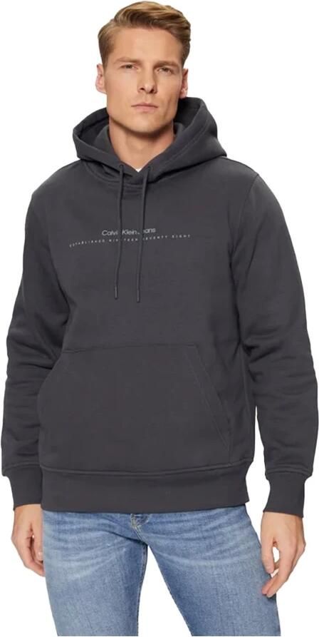 Calvin Klein Sweatshirt MINIMAL LOGO HOODIE Kangoeroezak logoprint
