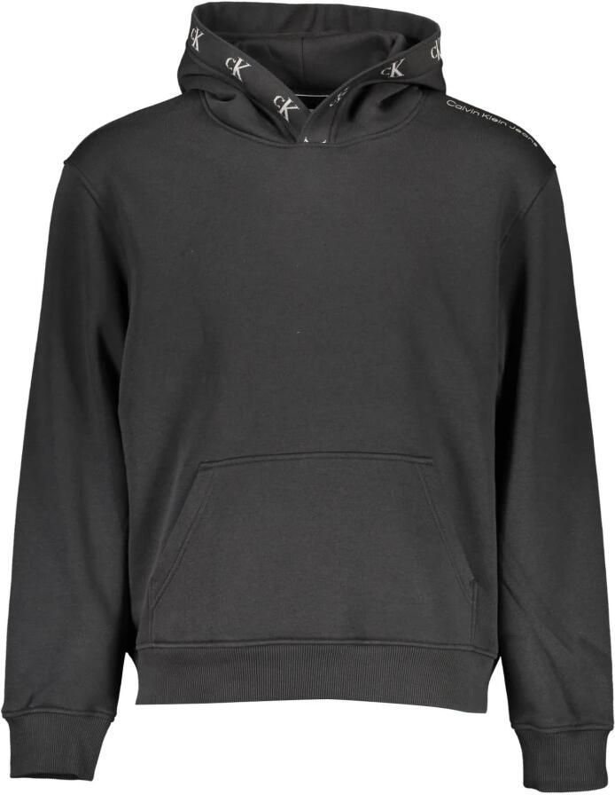 Calvin Klein Hoodie Zwart Lange Mouw Contrast Black Heren - Foto 2
