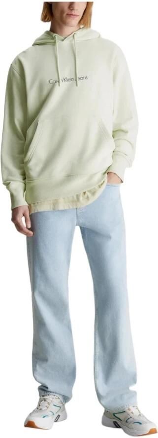 Calvin Klein Square Frequency Logo Hoodie Heren - Foto 2