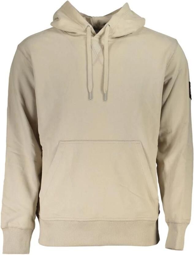 Calvin Klein Jeans Beige Katoenen Sweatshirt met Capuchon en Logo Beige Heren - Foto 2