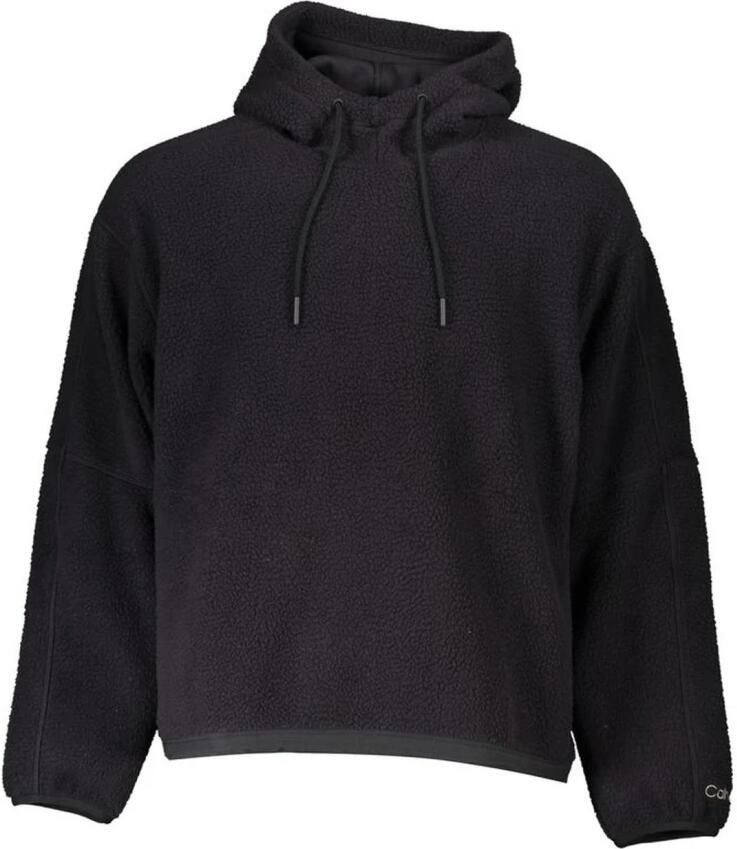 Calvin Klein Elegant sweatshirt met capuchon en ritssluiting Black Heren