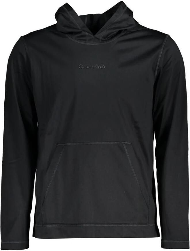 Calvin Klein Zwart sweatshirt met capuchon en logoprint Black Heren