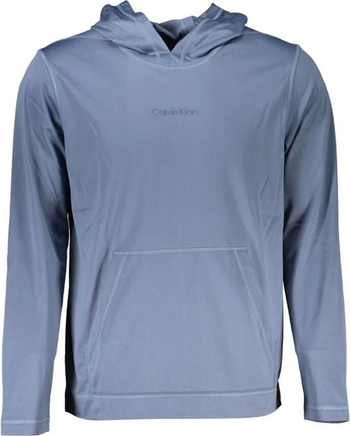 Calvin Klein Blauwe Hoodie Sportieve Chic voor Mannen Blue Heren