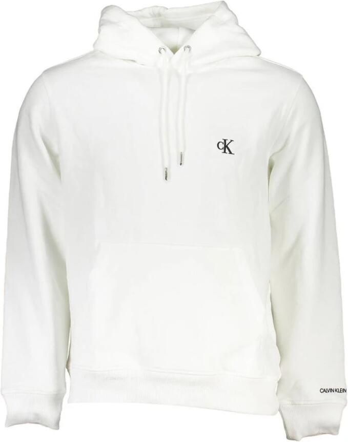 Calvin Klein Essential Regular Hoodie Sweatshirt White Heren - Foto 3