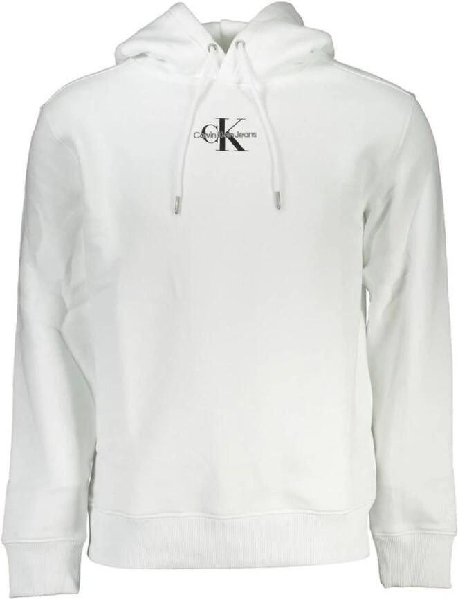 Calvin Klein Wit sweatshirt met capuchon van gerecycled katoen White Heren - Foto 2
