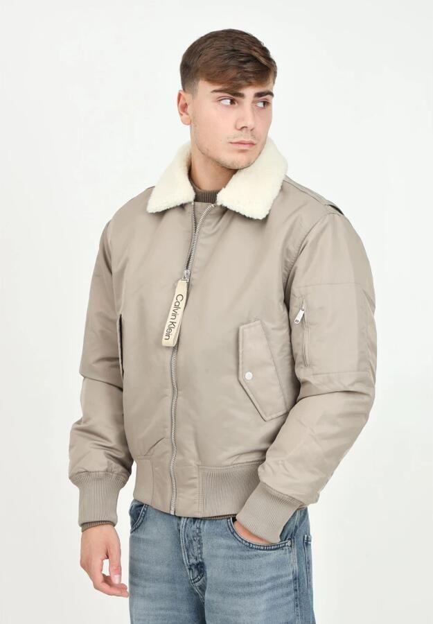 Calvin Klein Jeans Windjack AVIATOR SHERPA JACKE J30J326108