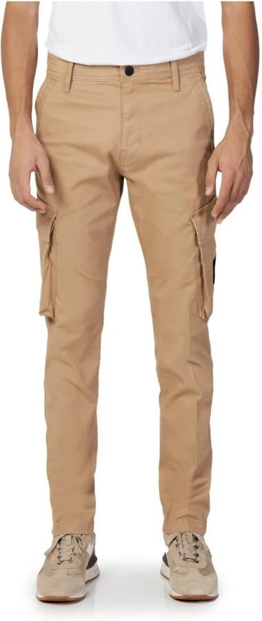 Calvin Klein Jeans Beige Broek met Rits en Knoopsluiting Beige Heren - Foto 2