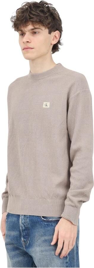 Calvin Klein Jeans Bruine Effen Gebreide Kleding Lente Zomer Mannen Brown Heren - Foto 6