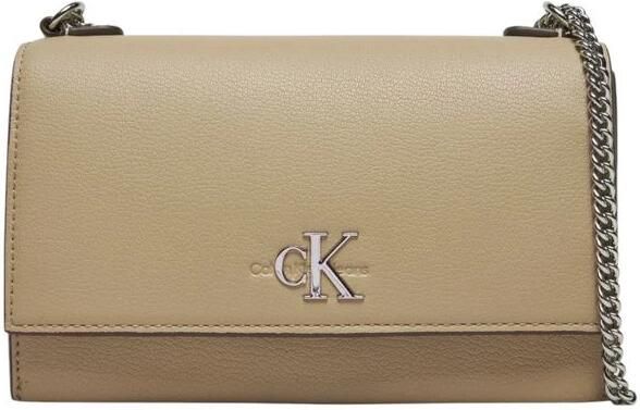 Calvin Klein Jeans Beige Handtas van gerecycled polyester Lente Zomer Collectie Beige Dames - Foto 4