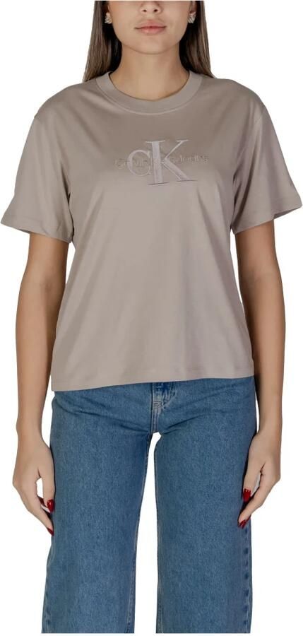 Calvin Klein Jeans T-shirt Korte Mouw EMBROIDERED MONOLOGO J20J224798 - Foto 3