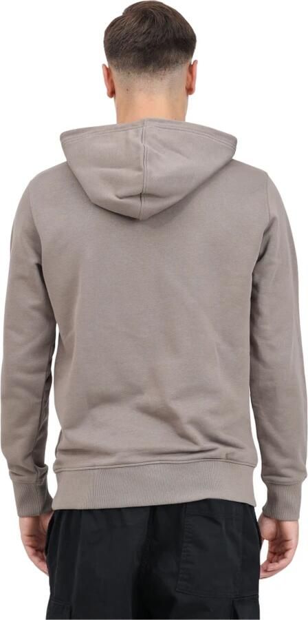 Calvin Klein Jeans Bruine Hoodie Heren Casual Logo Brown Heren - Foto 2