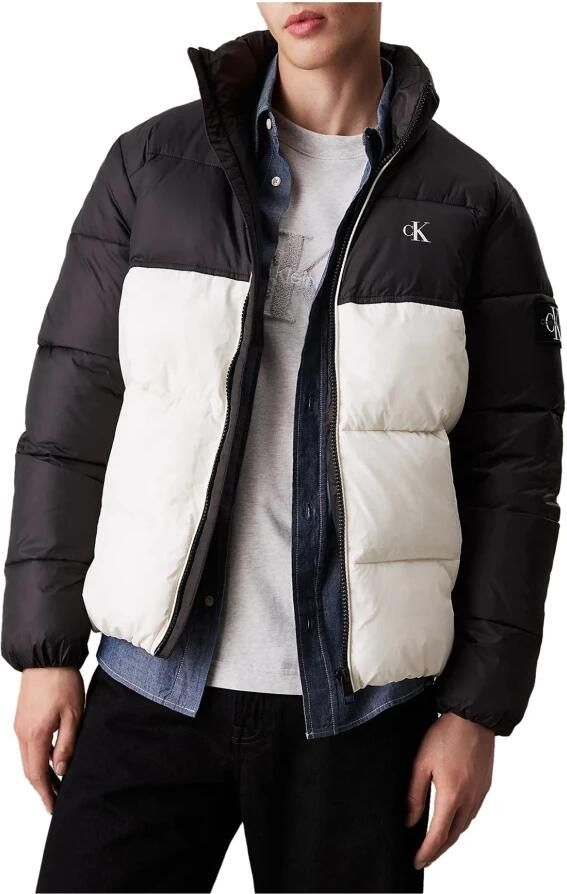 Calvin Klein Jeans Color-Block Pufferjas met hoge kraag Multicolor Heren - Foto 5