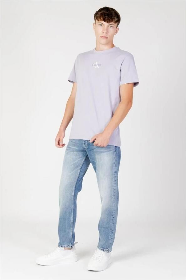 Calvin Klein Jeans Lichtblauwe katoenen jeans voor heren Blue Heren