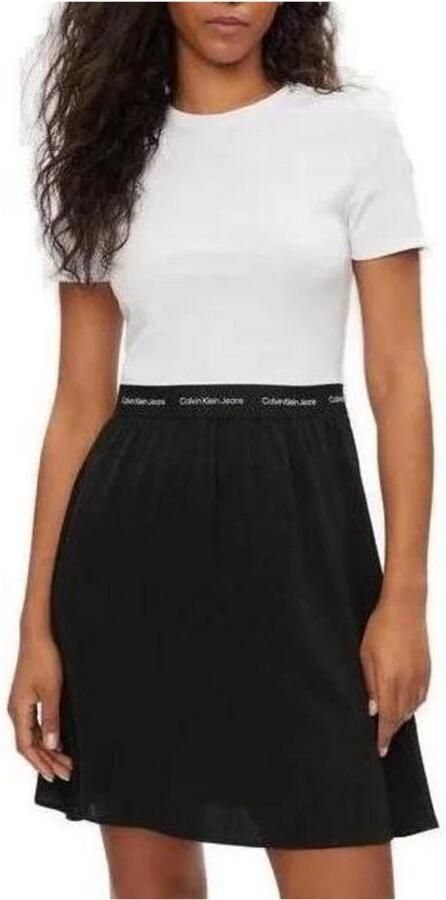 Calvin Klein Jeans Geborduurde Logo Mini Jurk Multicolor Dames - Foto 3