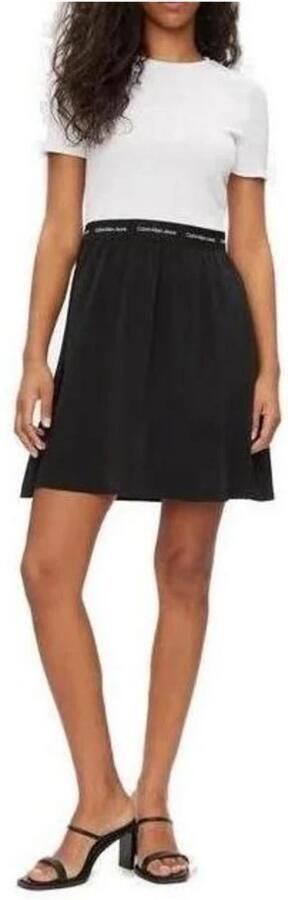 Calvin Klein Jeans Geborduurde Logo Mini Jurk Multicolor Dames - Foto 2