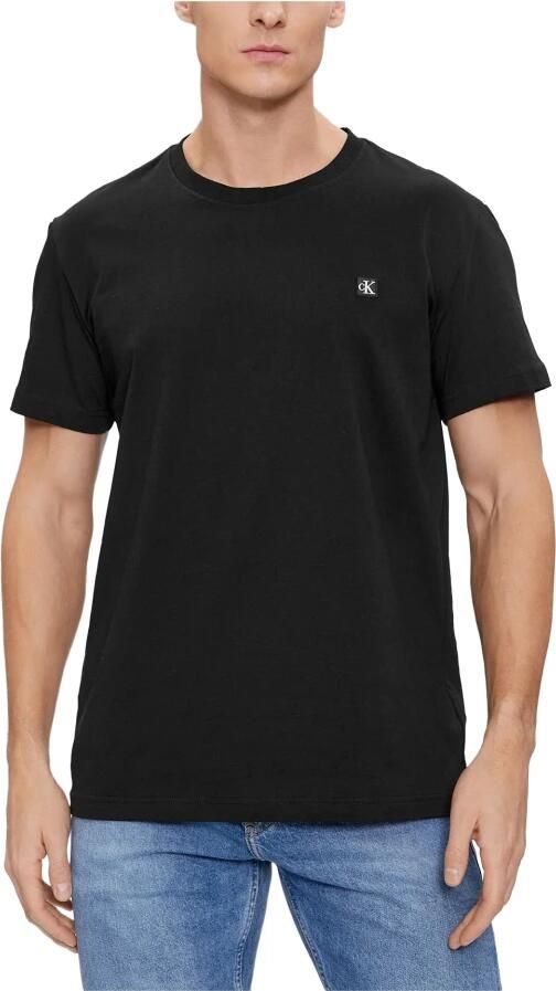 Calvin Klein Heren Polo T-shirt met Geborduurd Badge Black Heren - Foto 6