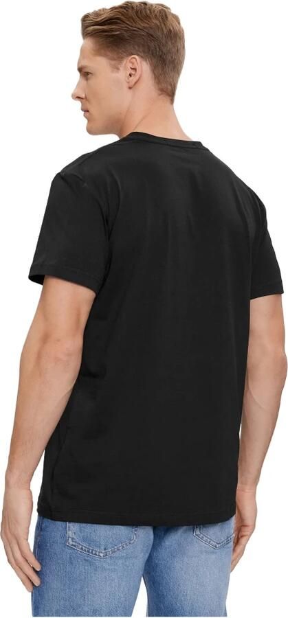Calvin Klein Heren Polo T-shirt met Geborduurd Badge Black Heren - Foto 7