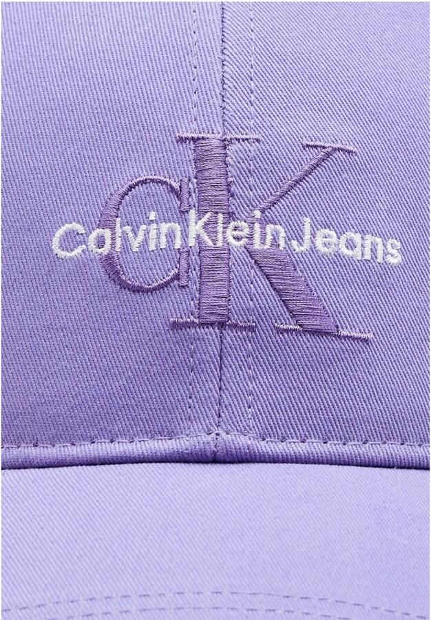 Calvin Klein Jeans Geborduurde Logo Pet Herfst Winter Collectie Purple Dames - Foto 2