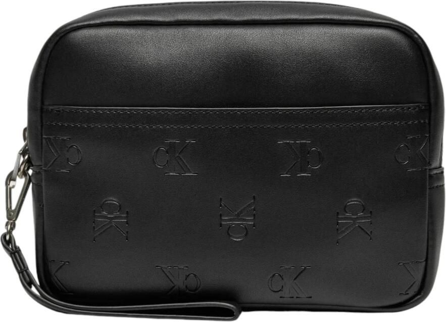 Calvin Klein Jeans Geëmbosseerde ritssluitingstas herfst winter collectie Black Heren - Foto 4