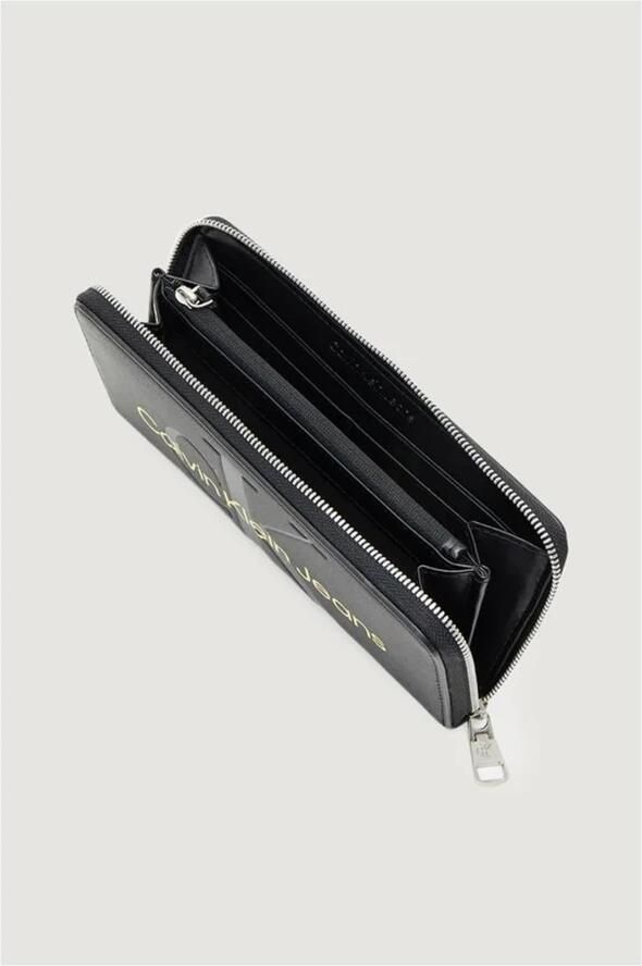 Calvin Klein Jeans Gele Polyurethaan Portemonnee Dames Collectie Gray Dames - Foto 2