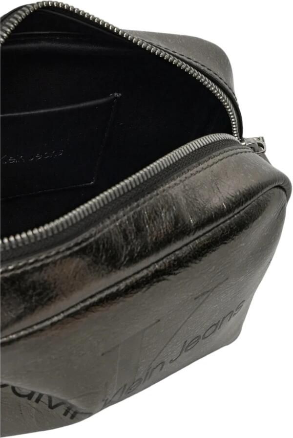 Calvin Klein Jeans Grijze Polyurethaan Handtas Herfst Winter Collectie Gray Dames - Foto 3