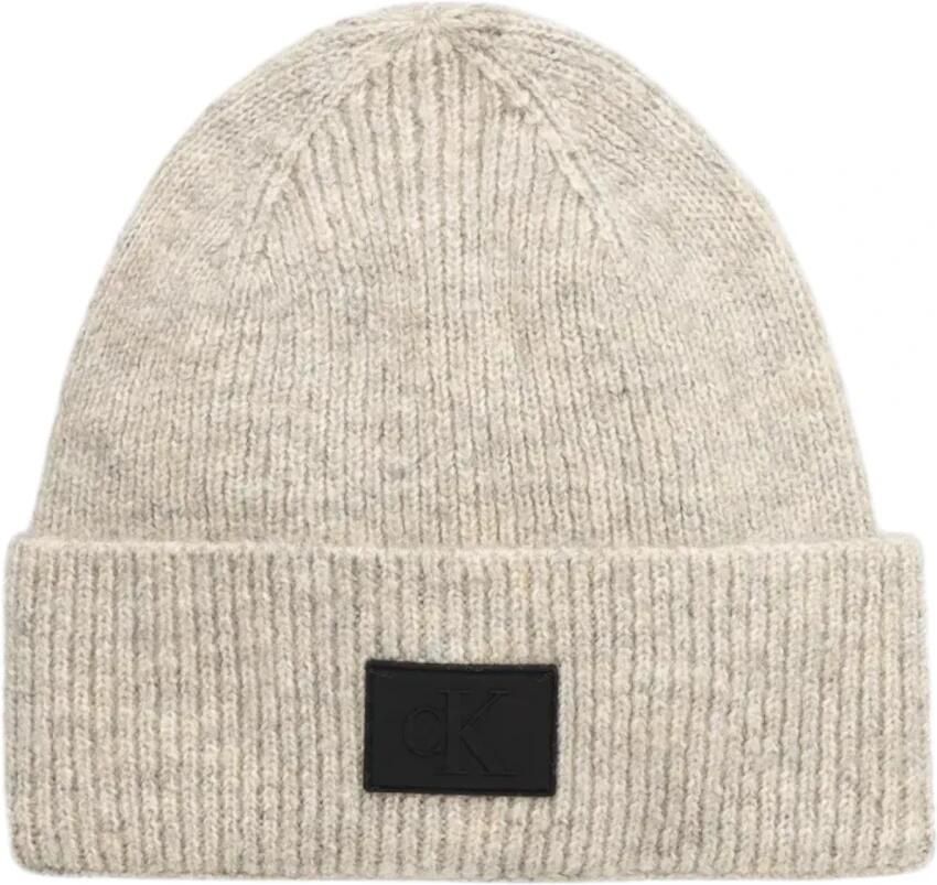 Calvin Klein Jeans Grijze Gebreide Muts voor Mannen Gray Heren - Foto 3