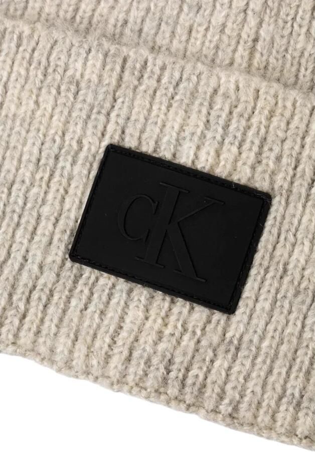 Calvin Klein Jeans Grijze Gebreide Muts voor Mannen Gray Heren - Foto 2