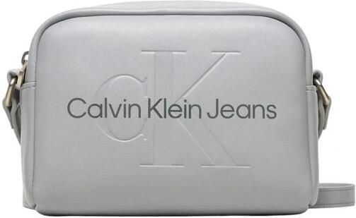 Calvin Klein Jeans Grijze Polyurethaan Dameshandtas Lente Zomer Collectie Gray Dames - Foto 5