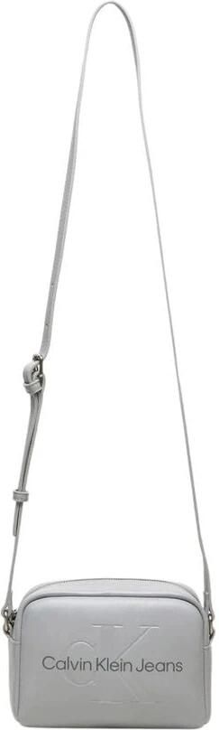 Calvin Klein Jeans Grijze Polyurethaan Dameshandtas Lente Zomer Collectie Gray Dames - Foto 4